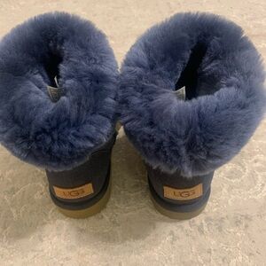 UGG Navy Plush Boots